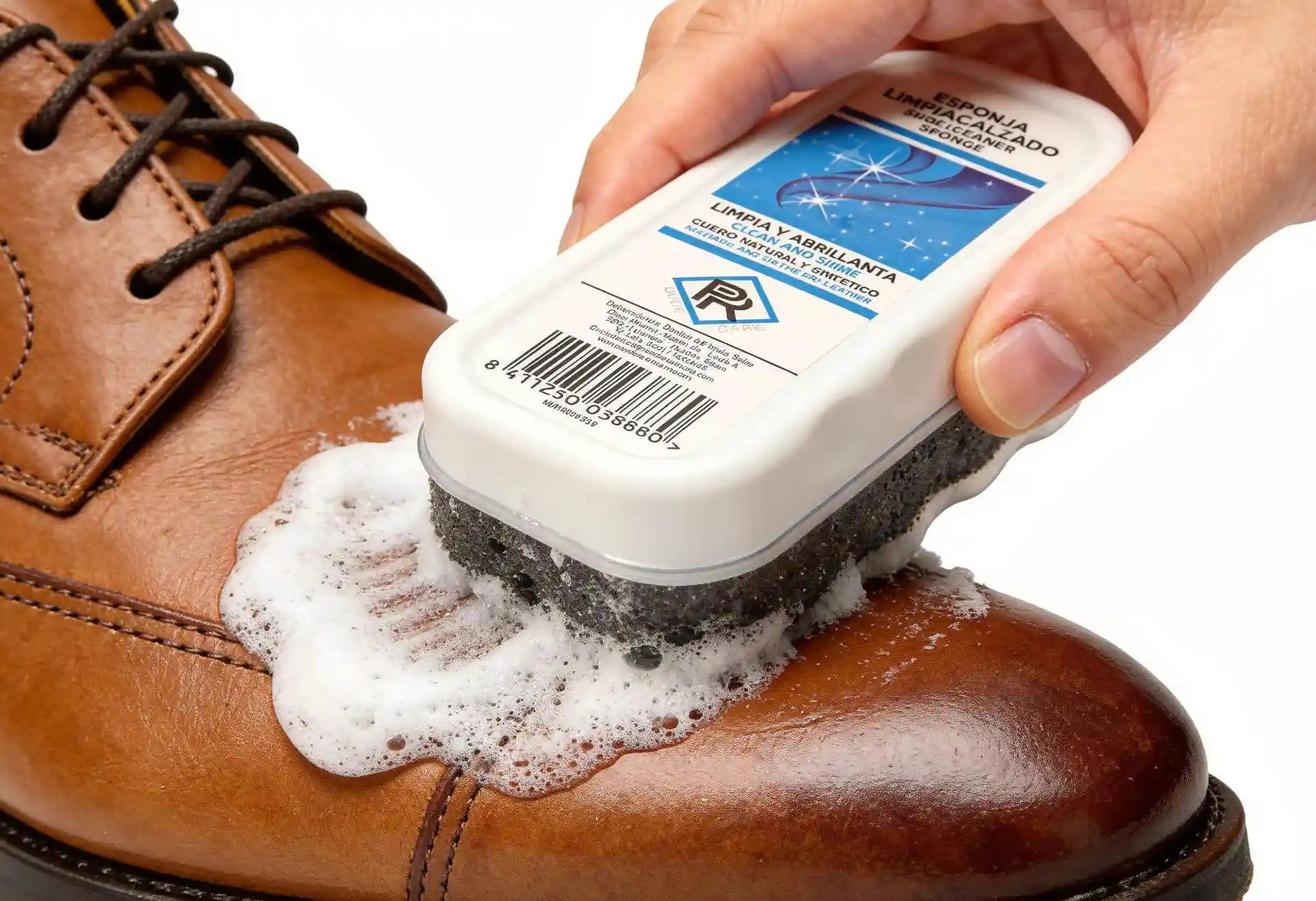 ESPONJA LIMPIACALZADO BRILLO PR